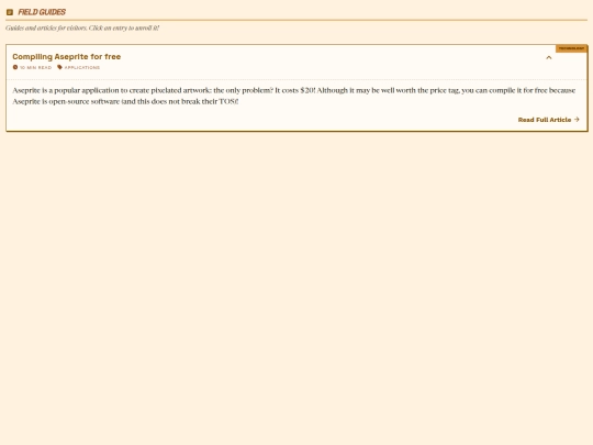article screenshot