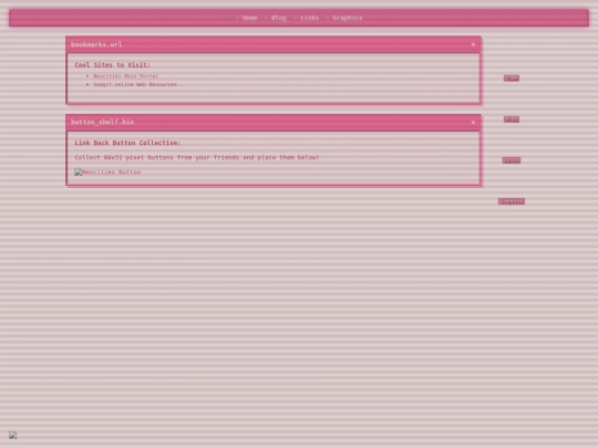 links screenshot