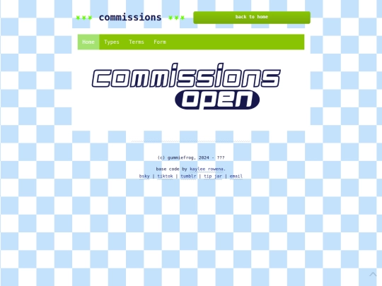 commissions screenshot