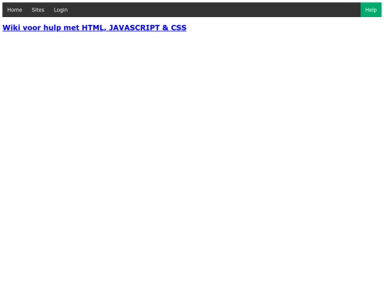 html/help screenshot
