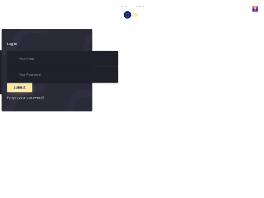 login screenshot