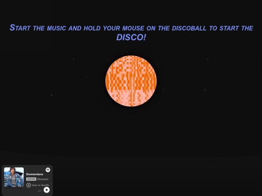 projects/discoball screenshot