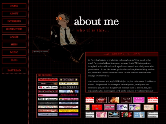 aboutme screenshot