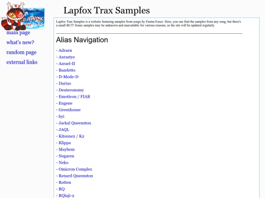 index screenshot