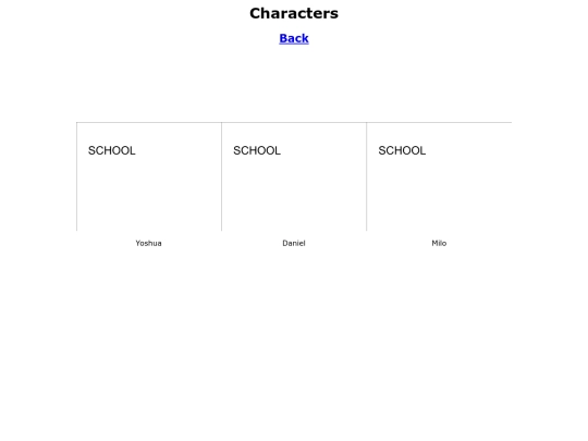 highschoolcharacters screenshot