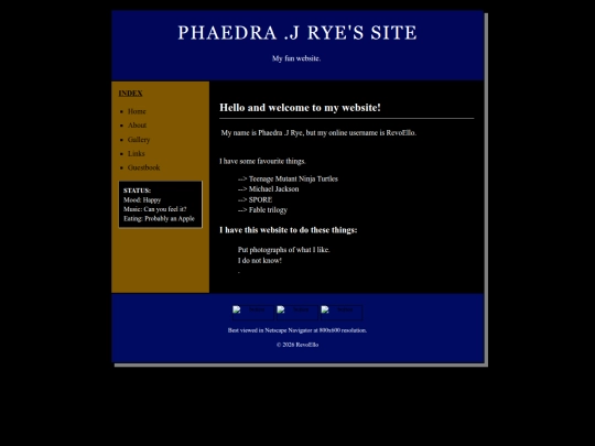 index screenshot