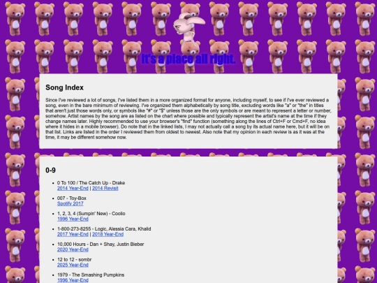 blog/songindex screenshot