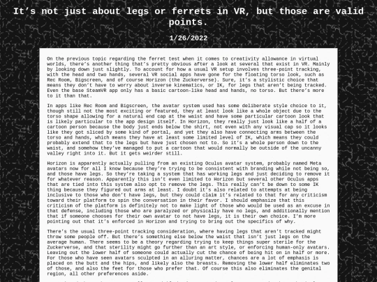 pagenotes/0161_vrlegs screenshot