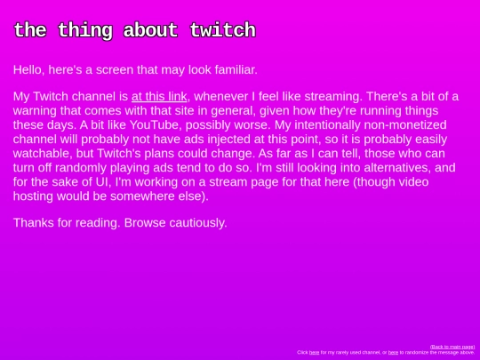 random/twits screenshot