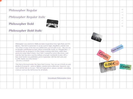 Philosopher Neue/ProjetPro screenshot