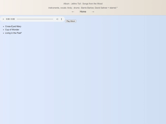 Songs_from_the_Wood screenshot