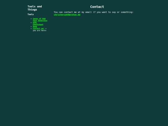 contact screenshot