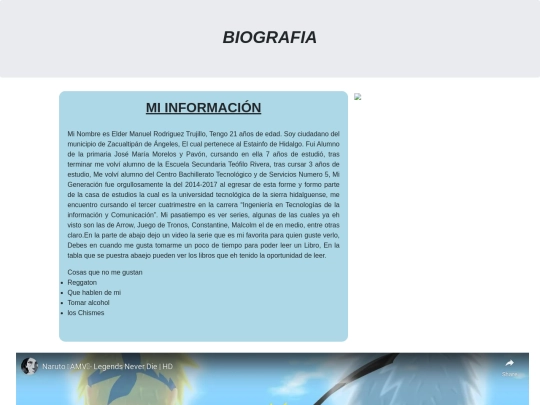 Autobiografia screenshot