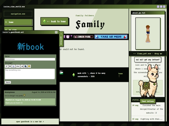 sims/family screenshot