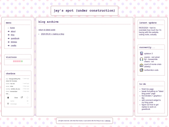 posts/archive screenshot