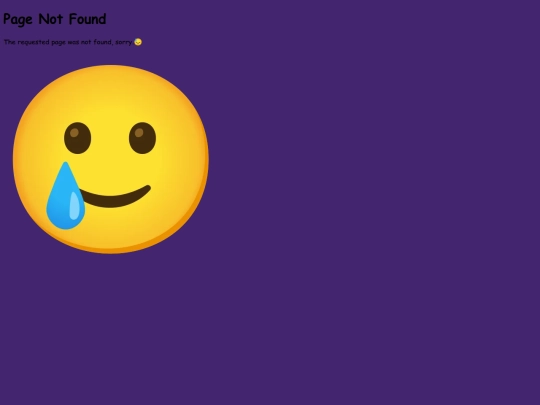 not_found screenshot