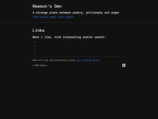 links screenshot