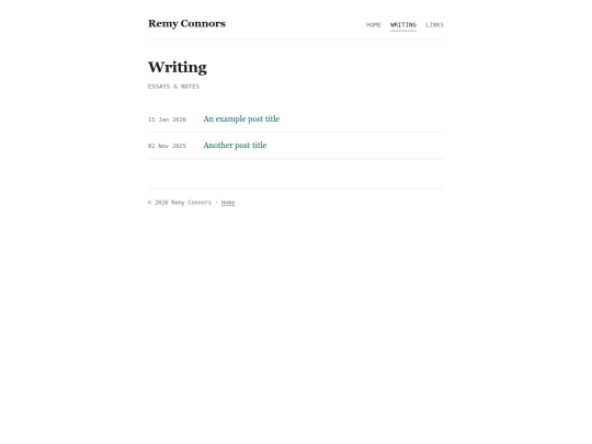 blog screenshot