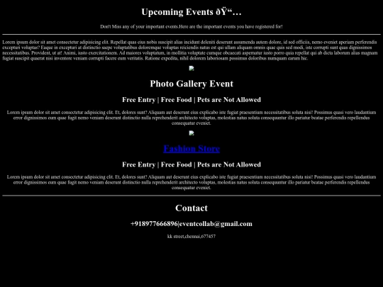 Event/event screenshot