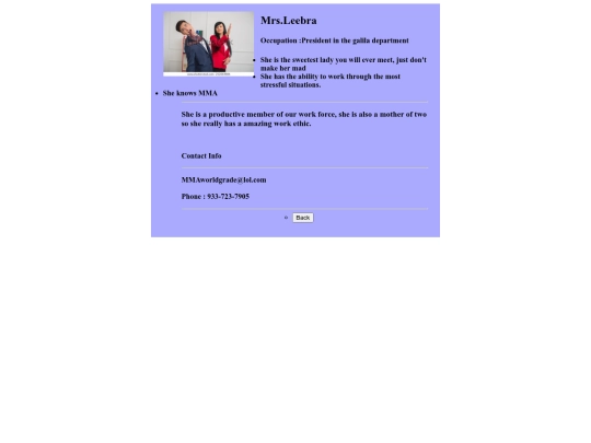 Mrs.Leebra screenshot