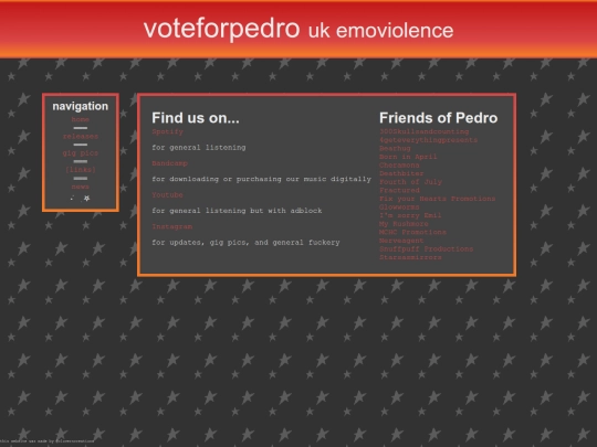 links screenshot