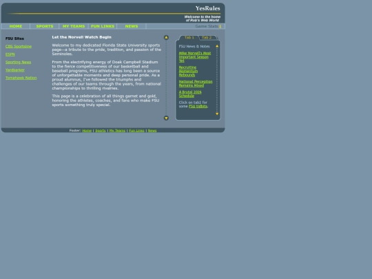 yesrulesweb/fsu screenshot