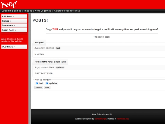 posts screenshot
