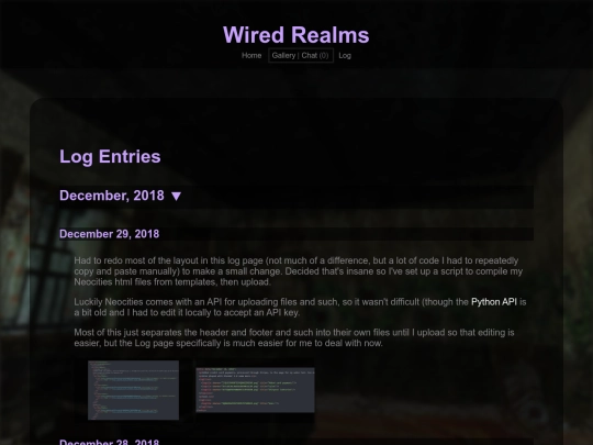 log_dec18 screenshot