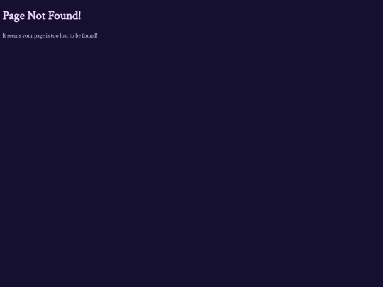 not_found screenshot