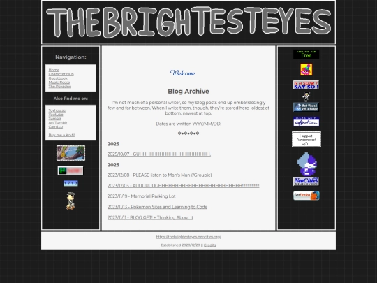blog screenshot