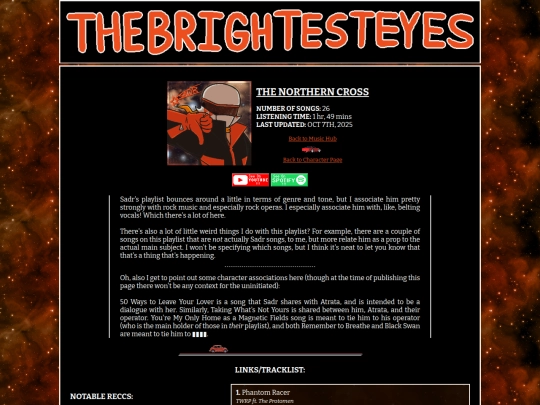 music/charamixtapes/northerncross screenshot