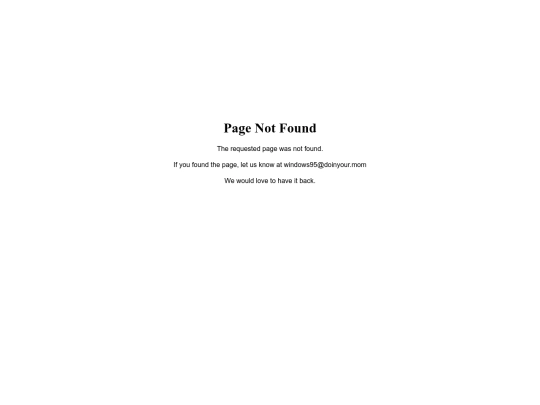 not_found screenshot