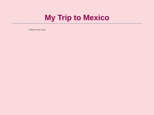 mytriptomexico screenshot