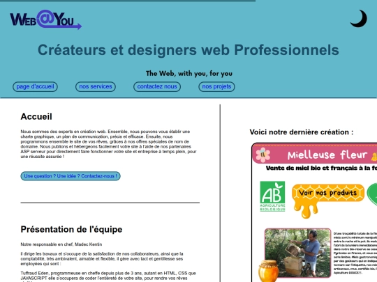 dream_museum/link_folder/Web@you/webatyou_accueil screenshot