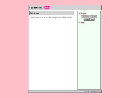 blog screenshot