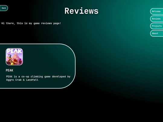 reviews screenshot