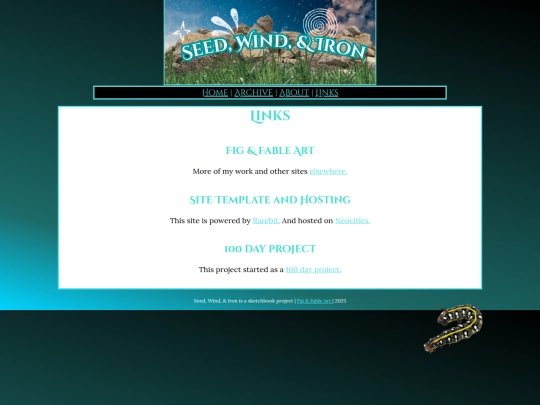 links screenshot