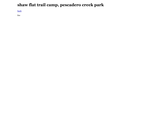 trips/pescadero screenshot