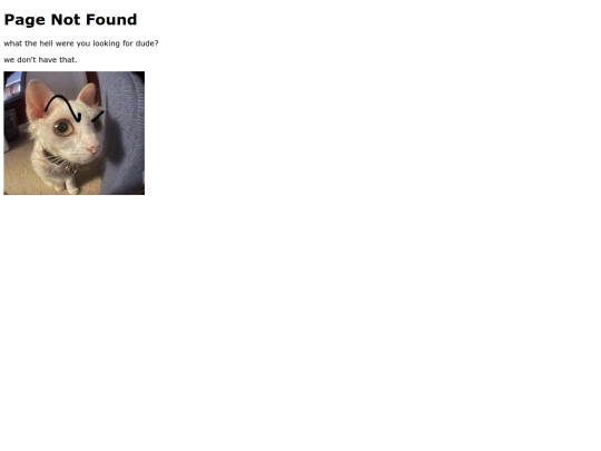 not_found screenshot