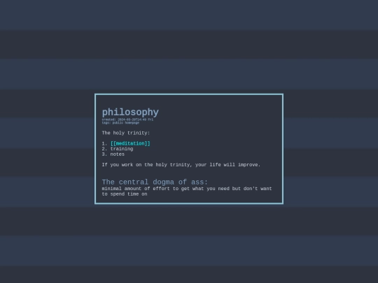 philosophy screenshot