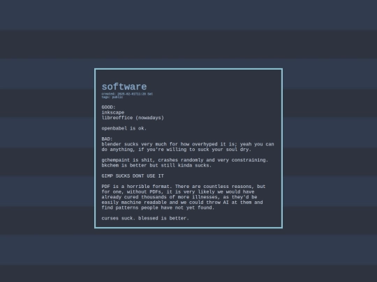 software screenshot