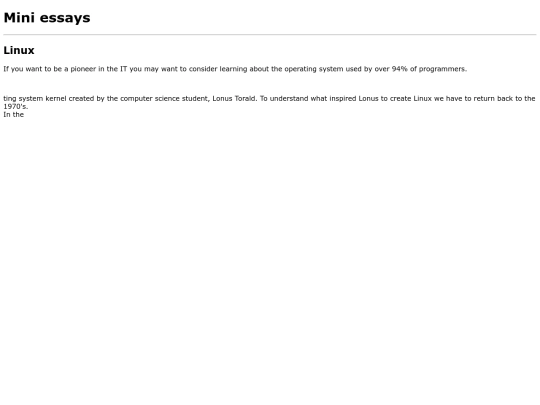 miniessays screenshot