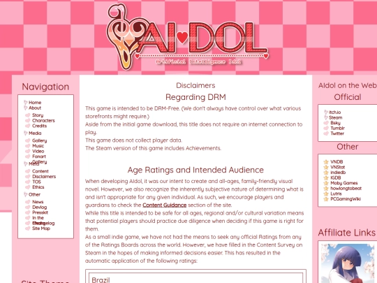 meta/disclaimers screenshot