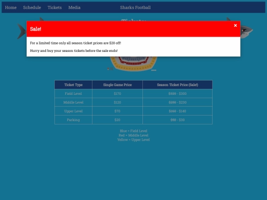 tickets screenshot