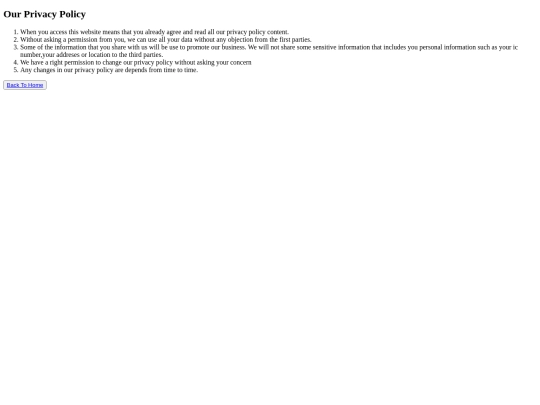 privacy-policy screenshot