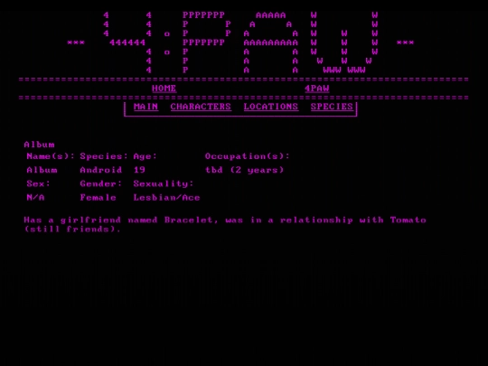4paw/char/album screenshot