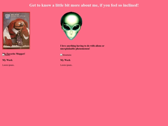About/gettoknowme screenshot