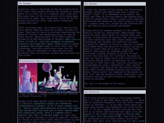Blogs/Saiyans.Blog screenshot