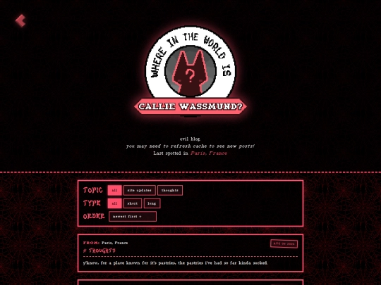 blog screenshot