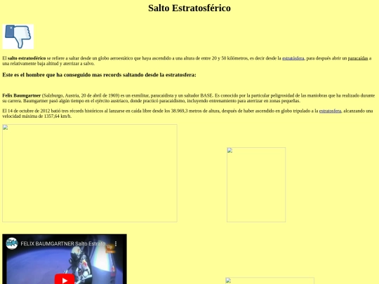 salto estratosferico screenshot